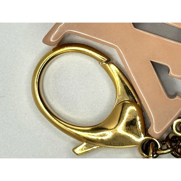 Louis Vuitton Logo & Floral Multi color Keychain/Bag Charm With Dust Bag & Box - Picture 8 of 9